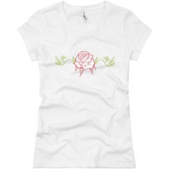 Ladies Slim Fit Basic Promo Jersey Tee