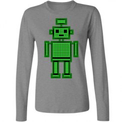 Ladies Relaxed Fit Basic Long Sleeve Tee