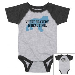 Baby Onesie BiB Matching Blue