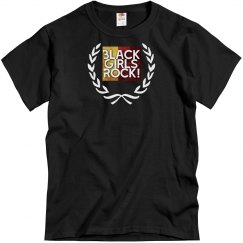 Black tee w/bgr graphic 