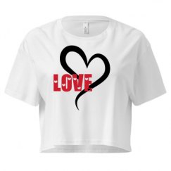 Ladies Festival Cali Crop Top Tee