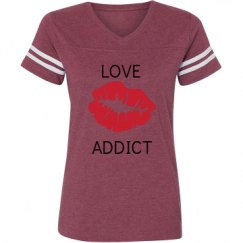 Ladies Relaxed Fit Vintage Sports Tee