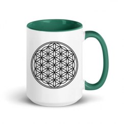 15oz Ceramic Mug with Color Inside