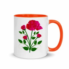 11oz Ceramic Mug with Color Inside