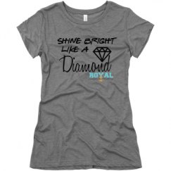 Ladies Slim Fit Super Soft Triblend Tee
