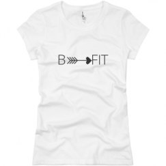 Ladies Slim Fit Basic Promo Jersey Tee