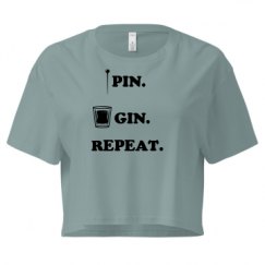 Ladies Festival Cali Crop Top Tee