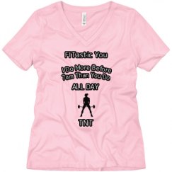 Ladies Relaxed Fit V-Neck Tee