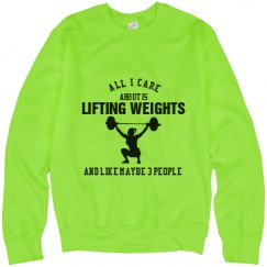 Unisex Neon Crewneck Sweatshirt