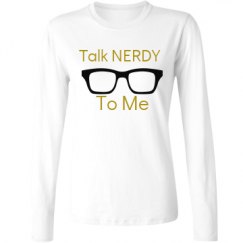 Ladies Relaxed Fit Basic Long Sleeve Tee