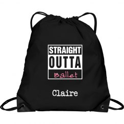 Ballet Drawstring Backpack