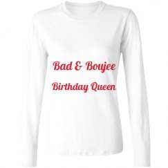 Ladies Relaxed Fit Basic Long Sleeve Tee