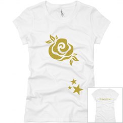 Golden rose tee