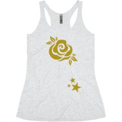 Ladies Slim Fit Super Soft Racerback Triblend Tank