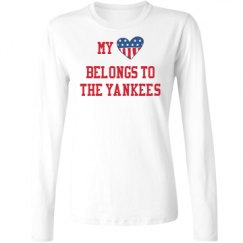 Ladies Relaxed Fit Basic Long Sleeve Tee