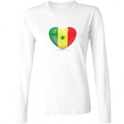 Ladies Relaxed Fit Basic Long Sleeve Tee