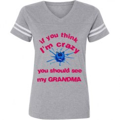 Ladies Relaxed Fit Vintage Sports Tee