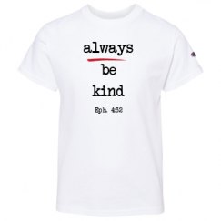 Youth Champion Short Sleeve Tagless Tee