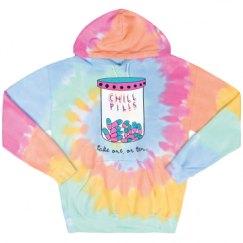 Unisex Tie-Dye Fleece Hoodie