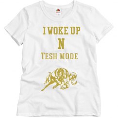Tesh mode shirt gold
