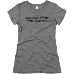 Ladies Slim Fit Super Soft Triblend Tee