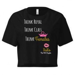 Ladies Festival Cali Crop Top Tee