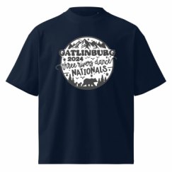 Unisex Organic Oversized High Neck T-Shirt