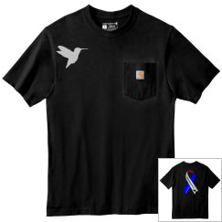 Ribbon M.E. Carhartt Black T-Shirt