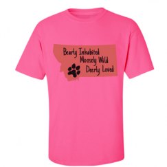 Unisex Ultra Cotton Safety Neon Crewneck Tee