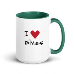 15oz Ceramic Mug with Color Inside