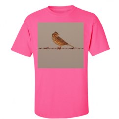 Unisex Ultra Cotton Safety Neon Crewneck Tee