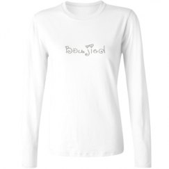 Ladies Relaxed Fit Basic Long Sleeve Tee