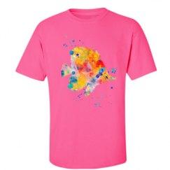 Unisex Ultra Cotton Safety Neon Crewneck Tee