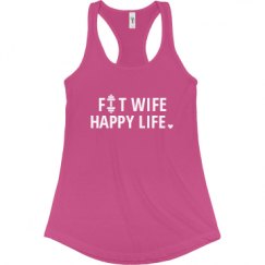 Ladies Slim Fit Racerback Tank Top