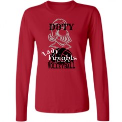 Ladies Relaxed Fit Basic Long Sleeve Tee