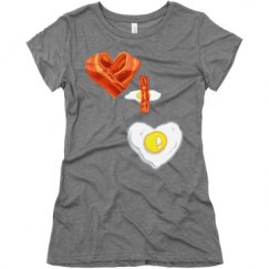 Ladies Slim Fit Super Soft Triblend Tee