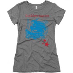 Ladies Slim Fit Super Soft Triblend Tee