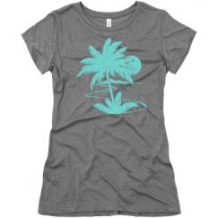 Ladies Slim Fit Super Soft Triblend Tee