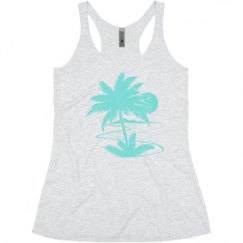 Ladies Slim Fit Super Soft Racerback Triblend Tank