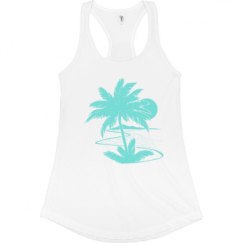 Ladies Slim Fit Racerback Tank Top