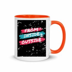 11oz Ceramic Mug with Color Inside