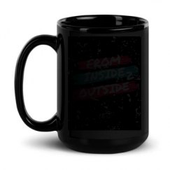 15oz Black Glossy Mug