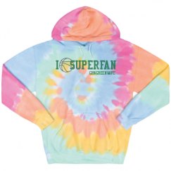 Unisex Tie-Dye Fleece Hoodie