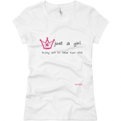 Ladies Slim Fit Basic Promo Jersey Tee