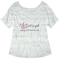 Ladies Flowy Slouchy Tee