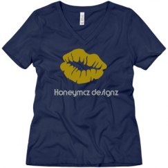 Ladies Relaxed Fit V-Neck Tee