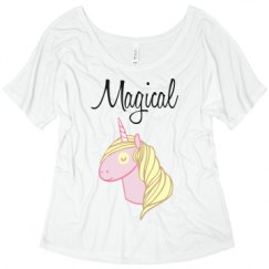 Ladies Flowy Slouchy Tee