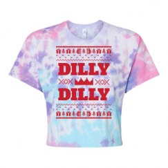 Women's Tie Dye Crop Top Tee