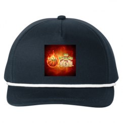 Snapback Five-Panel Rope Hat