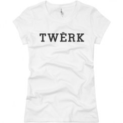 Ladies Slim Fit Basic Promo Jersey Tee